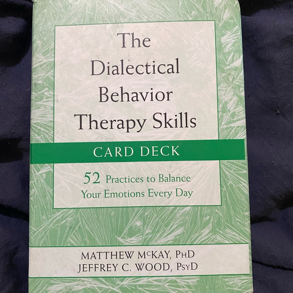 Dialectical Behavior Therapy Skills Card Deck